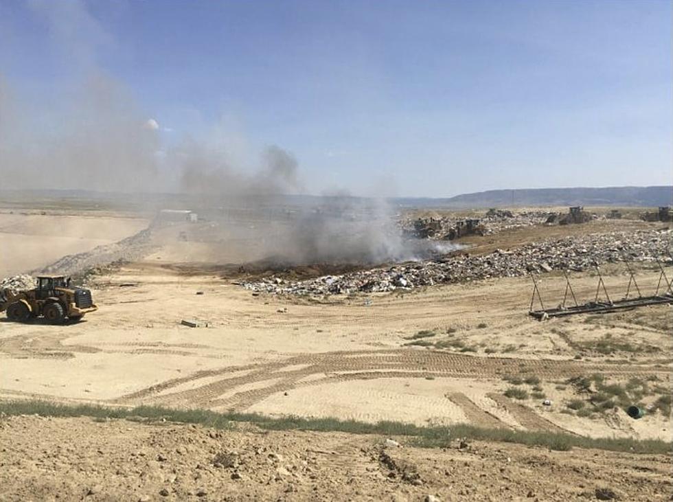 Casper Police, Fire-EMS Departments Update Landfill Fire on Monday