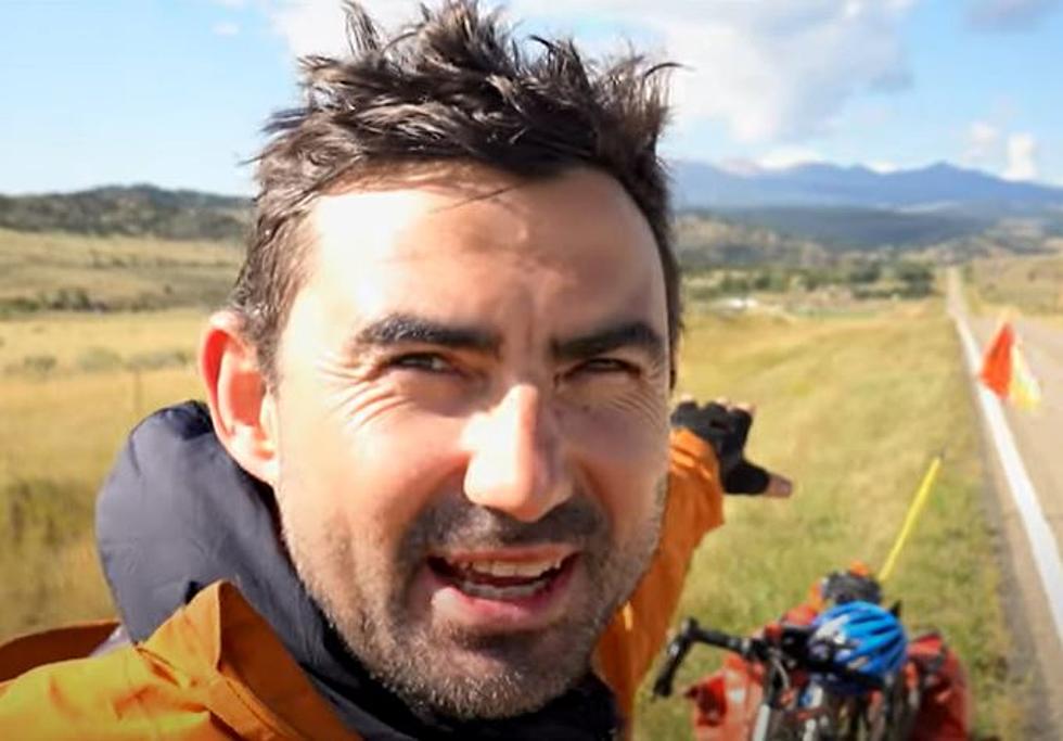 British Writer, Filmmaker Passes Through Wyoming on Coast to Coast Bike Ride