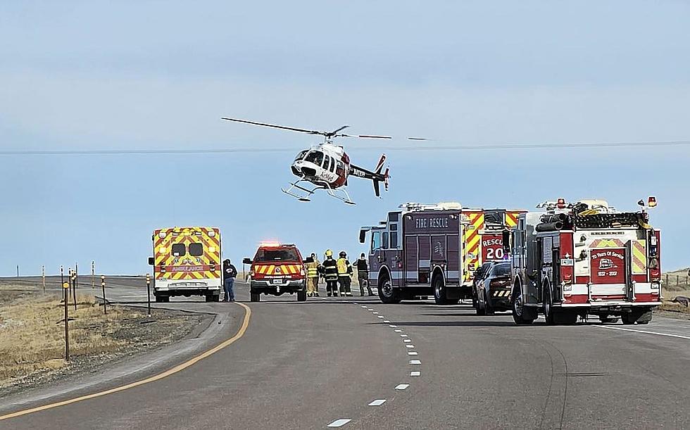 One Life Flighted, Three Injured in Bridger Valley Wreck
