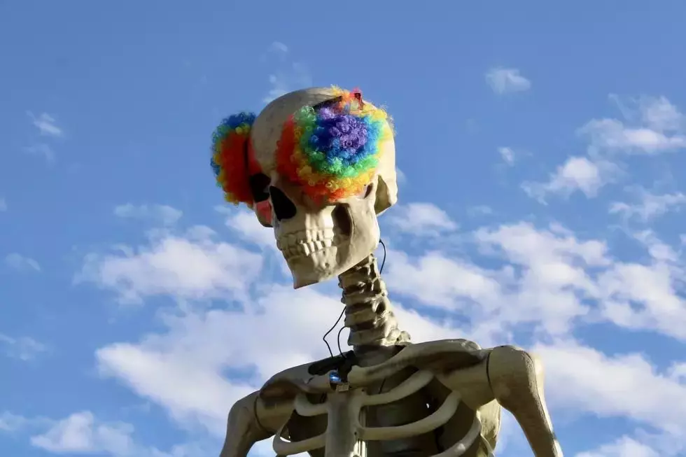 Clown Skelly on 15th St. in 2024