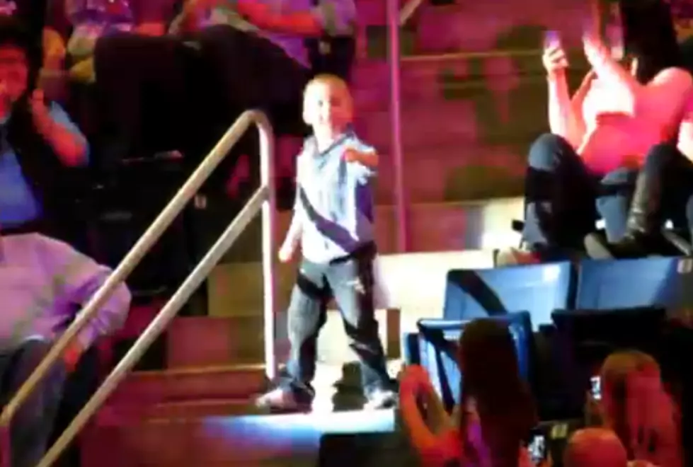 Little Boy Dances To The Crowds Delight [VIDEO]