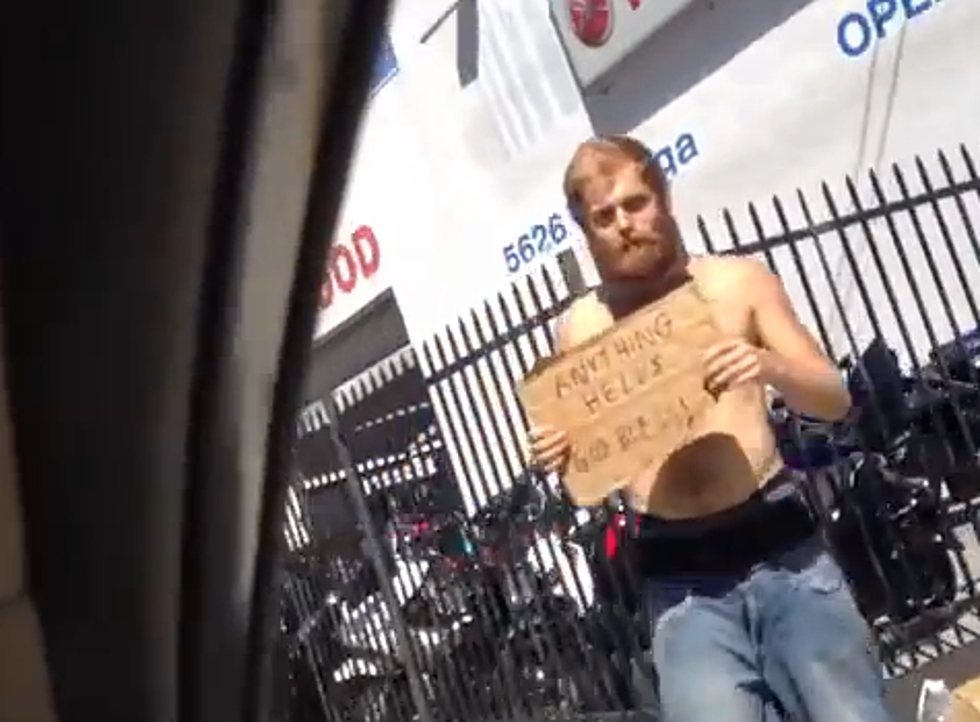 Homeless Man does Breaking Bad Impressions for Food