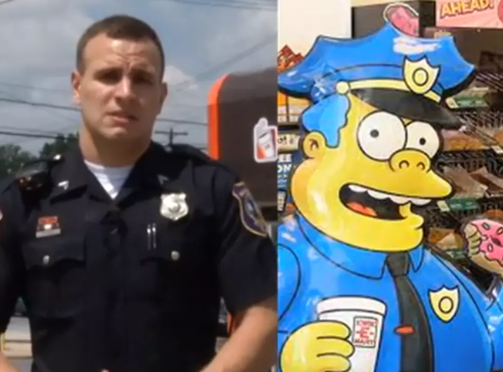 Where did the connection between Police and Donuts come from?