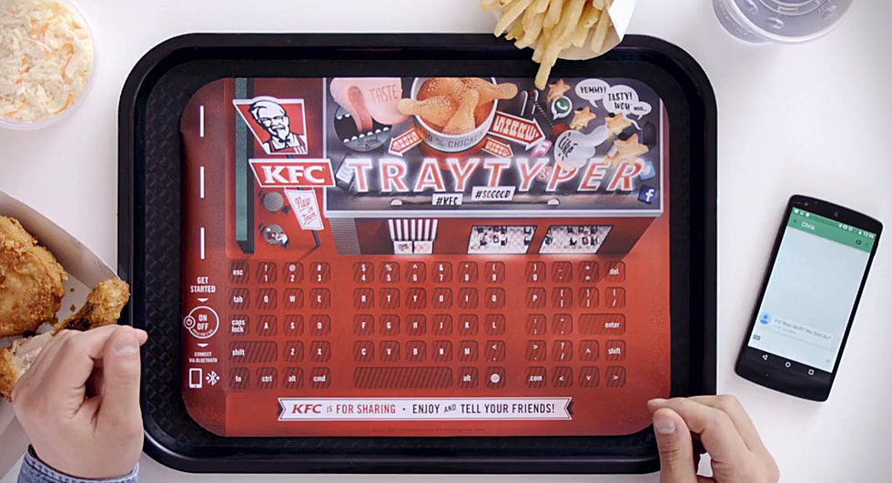 KFC’s Bluetooth Keyboard Lets You Eat and Text