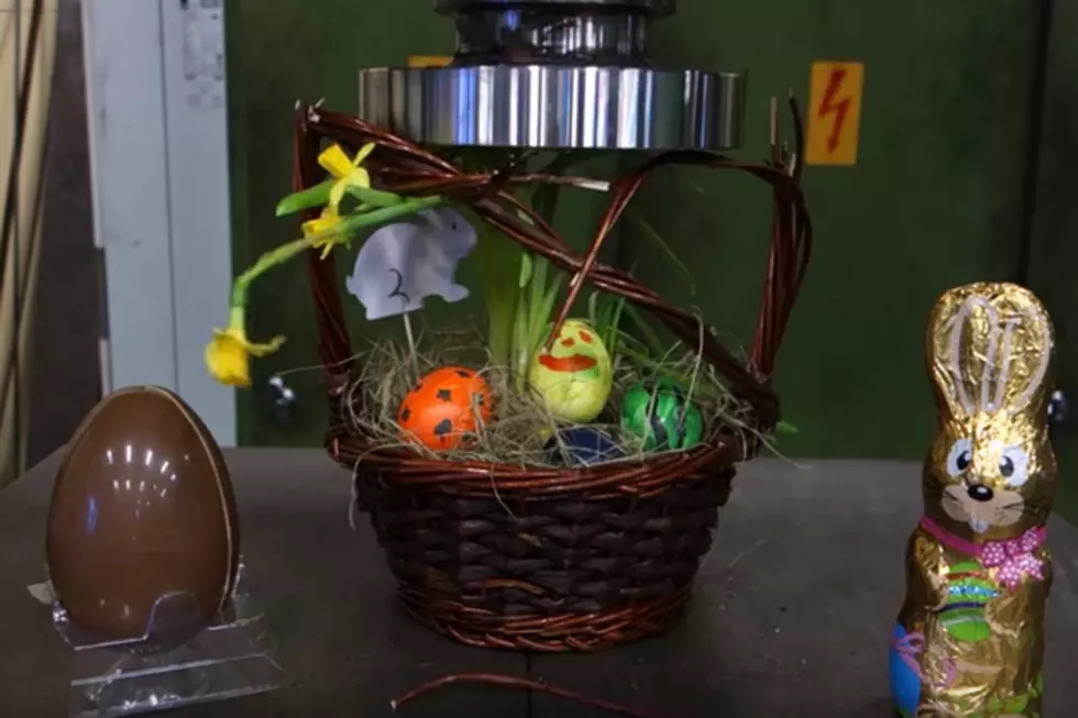 Easter VS Hydraulic Press [VIDEO]