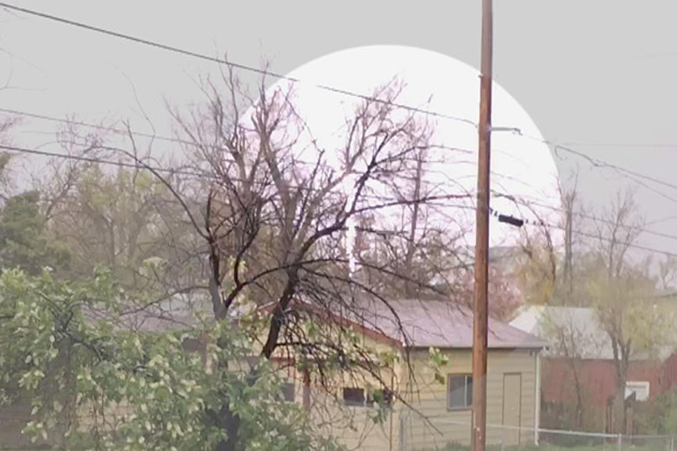 Powerful Lightning Strike with Thunder Clap in Casper Wyoming [VIDEO]