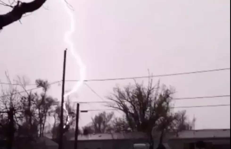 Intense Lightning Strike During Friday’s Thunderstorm In Casper [VIDEO]
