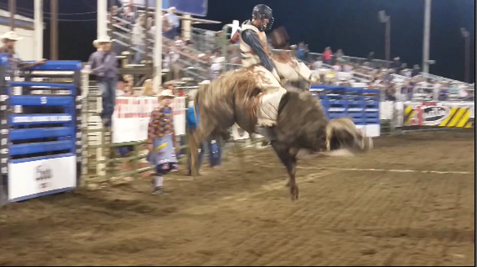 Bullriding: Friday, Central Wyoming Rodeo [VIDEO]