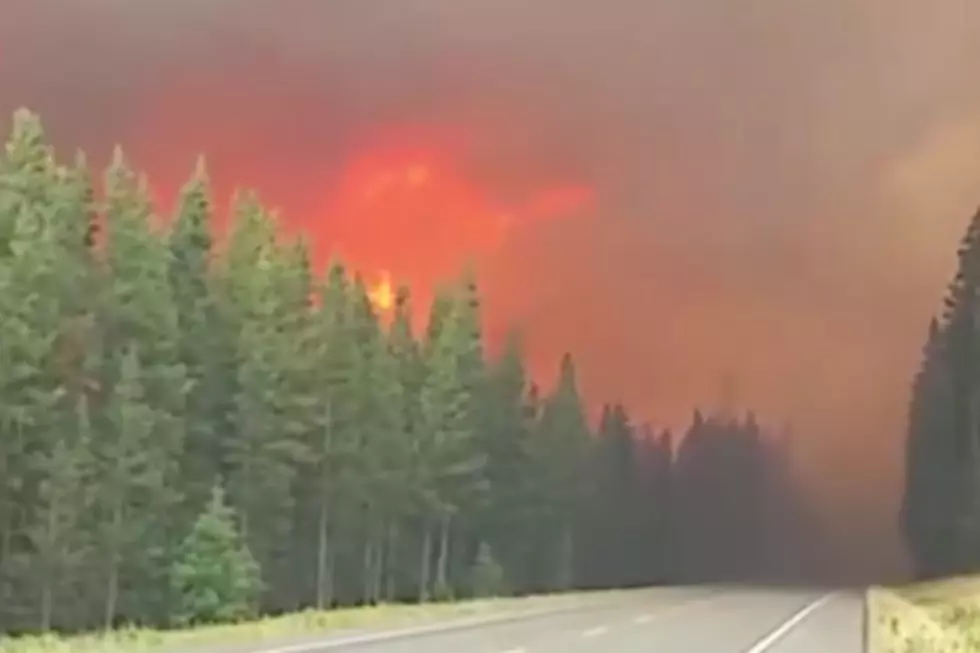 Intense Flames Engulf Highway in Grand Tetons Fire [VIDEO]