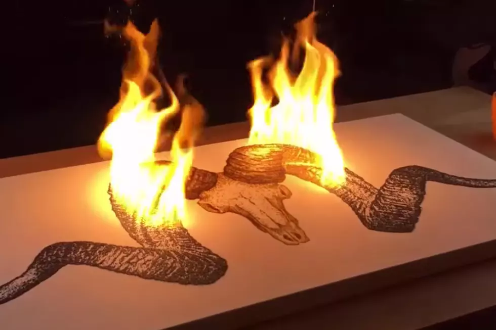 Wyoming Artist Creates Amazing Art with Gunpowder [VIDEOS]