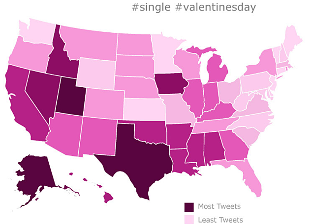 Wyoming Singles Complained Least about Valentine&#8217;s Day