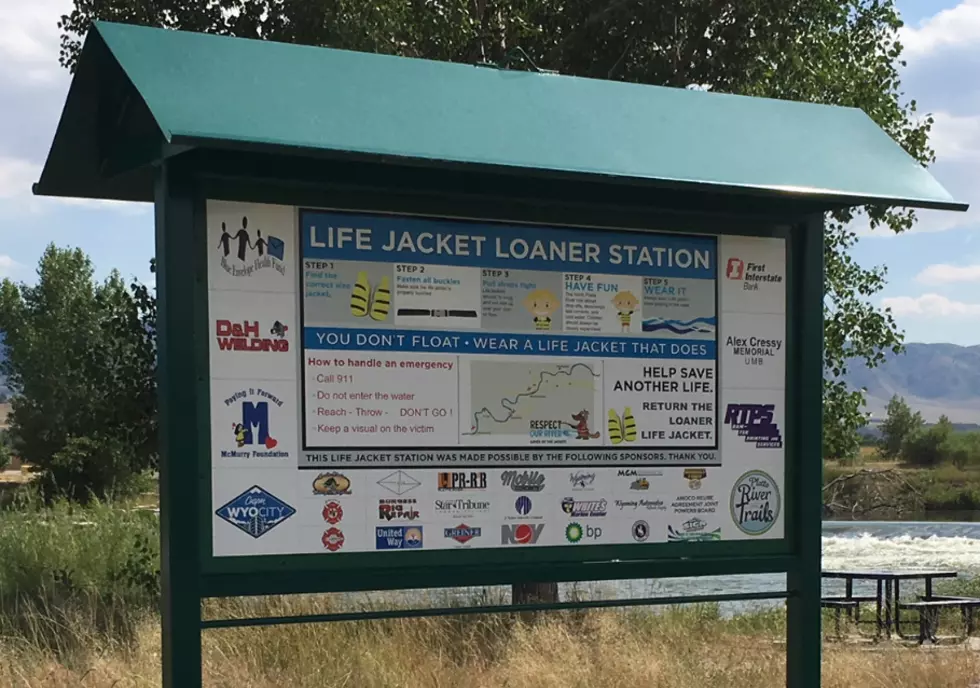 Casper Life Jacket Stations Being Stocked June 1st
