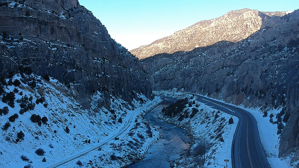What Wind River Canyon Looks Like if You’re a Bird