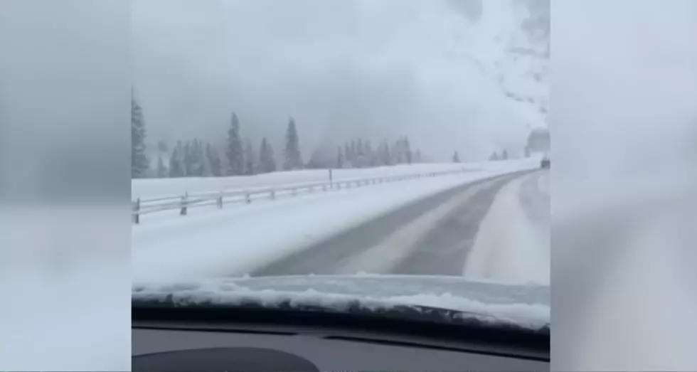 Wild Dash Cam Video Shows Avalanche Hitting I-70 in Colorado