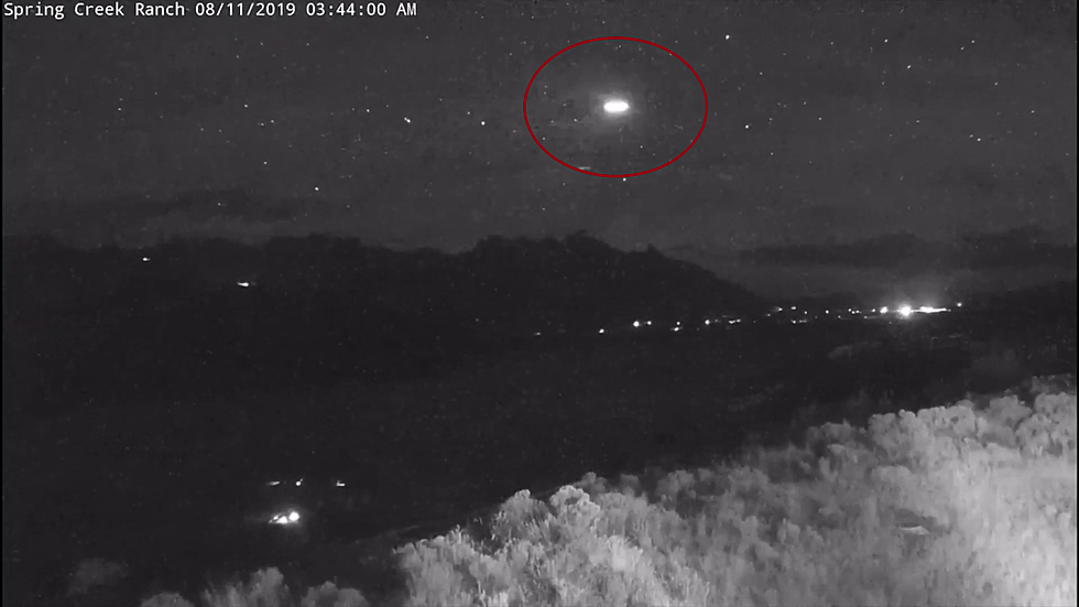 Weird UFO Captured Flying Over Spring Creek Ranch near Jackson