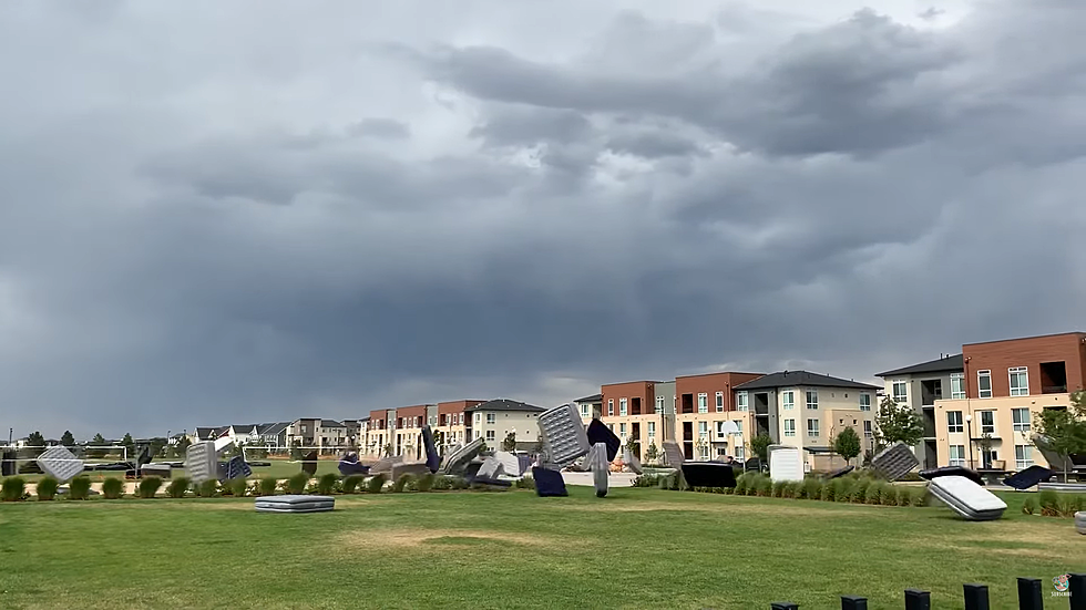Watch Colorado Storm Cause Mattresses and Pillows to Go Flying