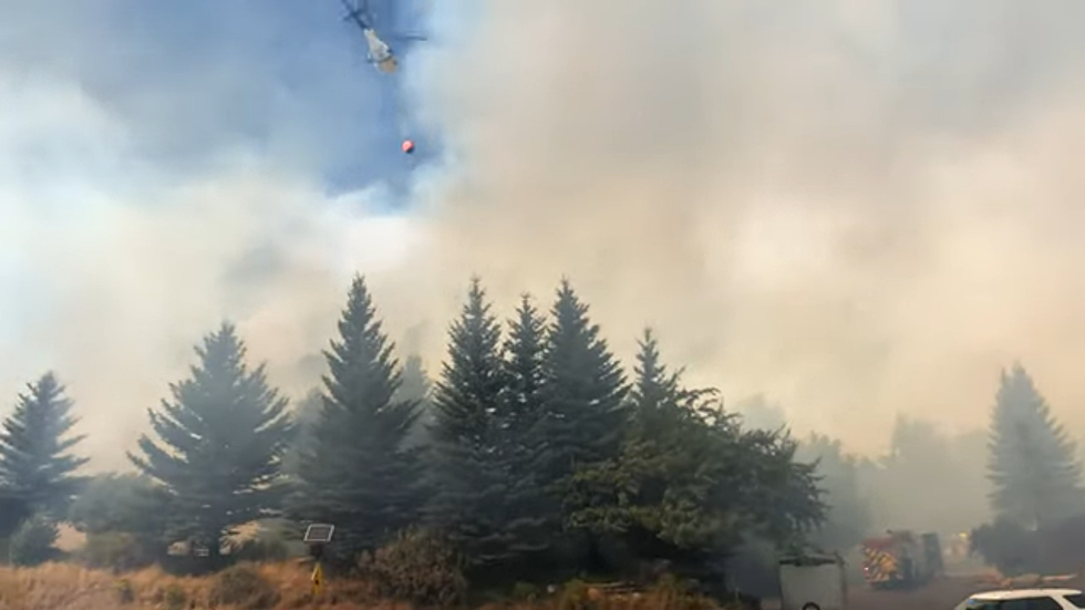 New Video Shows Wildfire near Jackson as Seen from Downtown
