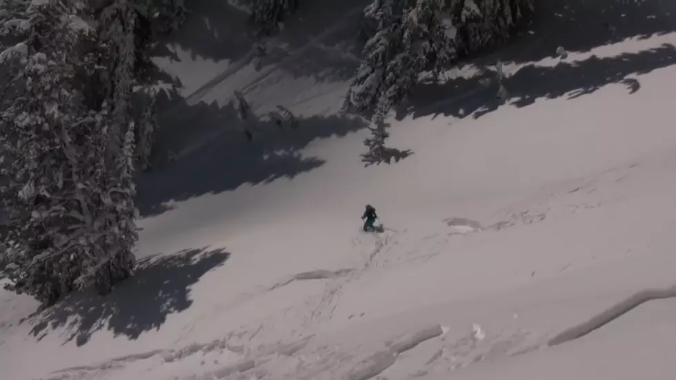 WATCH: Teton Pass Backcountry Skier Barely Escapes Avalanche