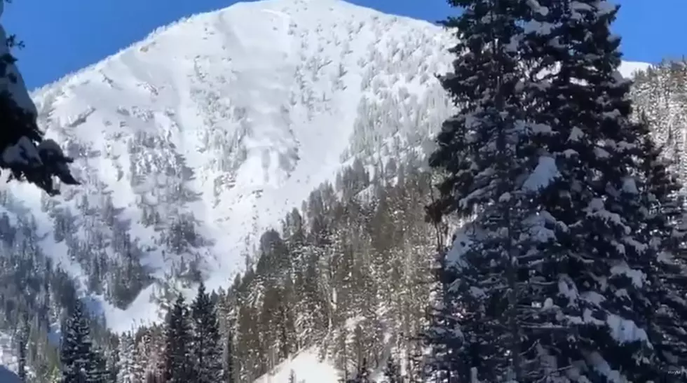 Watch This Mammoth Avalanche on Wyoming’s Taylor Mountain