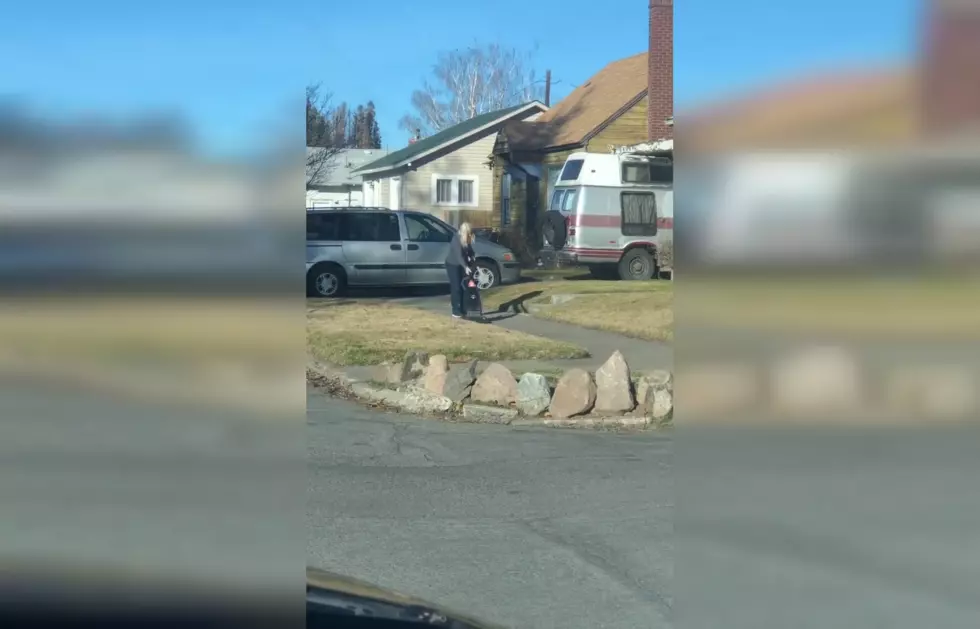 Video Shows Woman Vacuuming Sidewalk (and there’s a Good Reason)