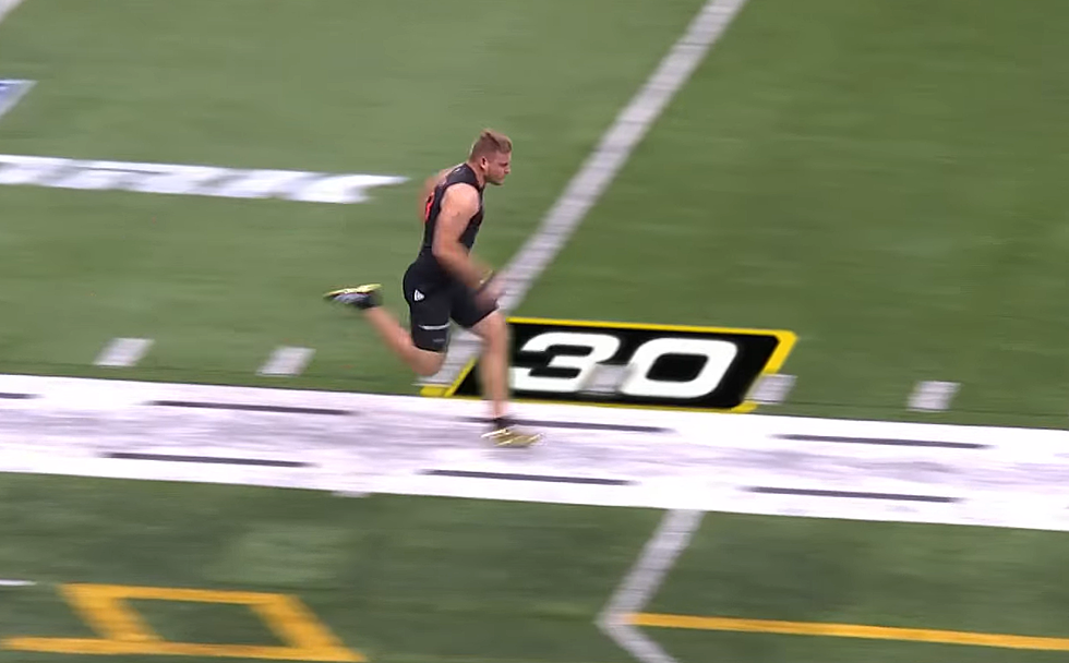 Watch Casper’s Logan Wilson Run the 40-Yard-Dash at NFL Combine
