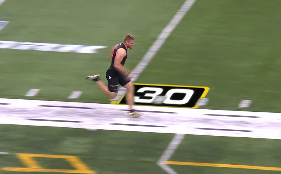 Watch Casper's Logan Wilson Run the 40-Yard-Dash at NFL Combine