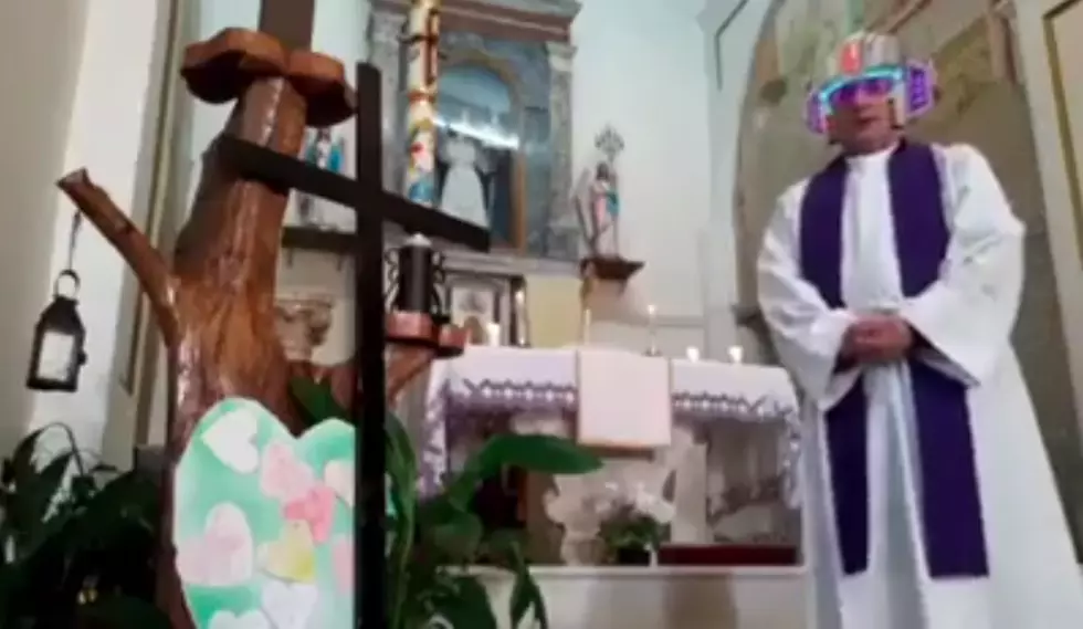 This Priest Tried to Stream Mass But Forgot to Turn Filters Off