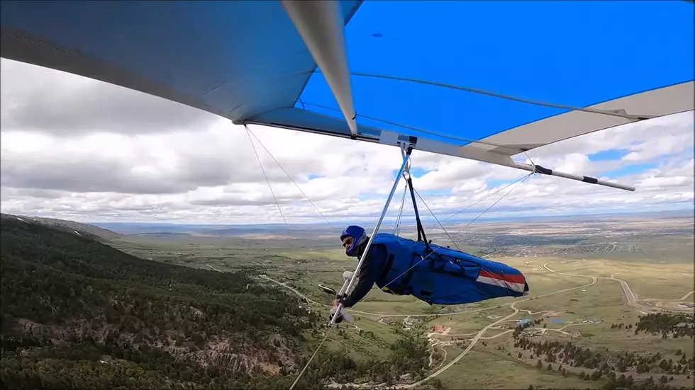 Watch Stunning Video of Hang Glider Flight Off Casper Mountain