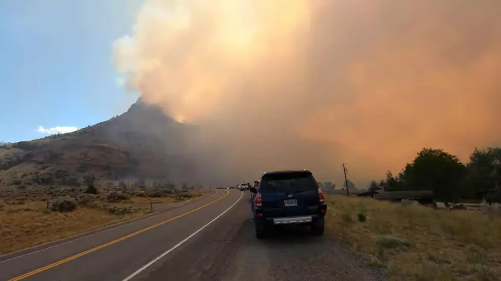 Time-lapse Video Shows Lost Creek Wildfire Near Cody