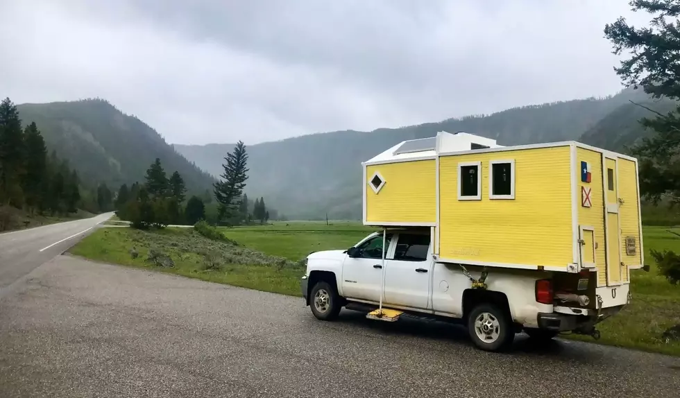 This Couple is Exploring Wyoming in a Truck Bed Tiny House