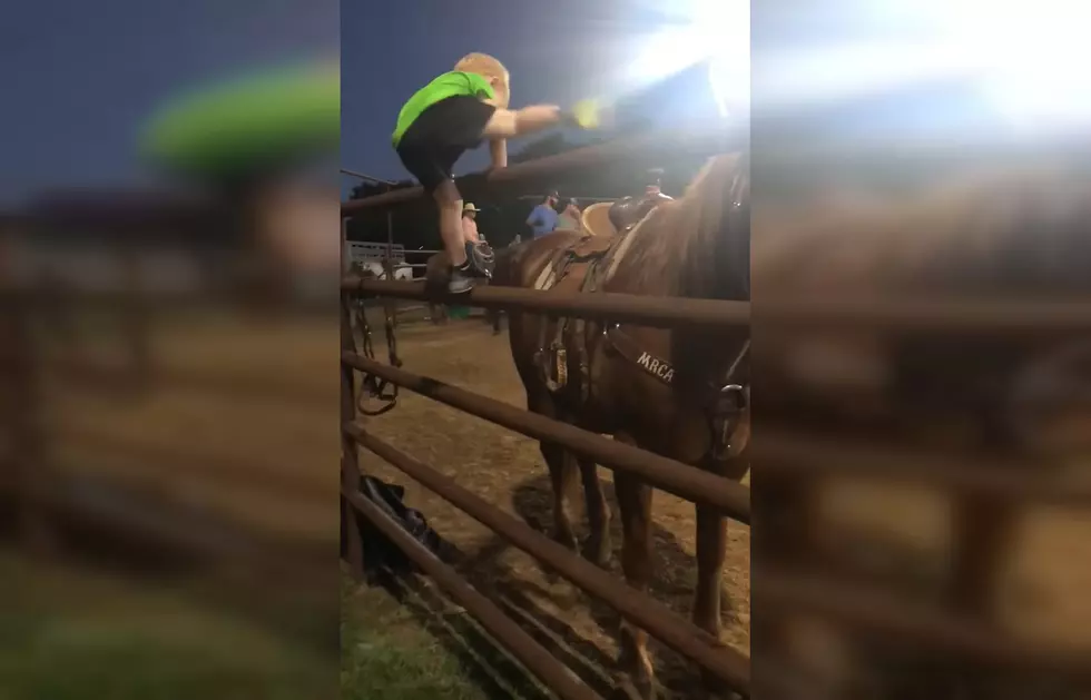 Young Cowboy Shows Why You Don&#8217;t Park Your Horse By the Fence