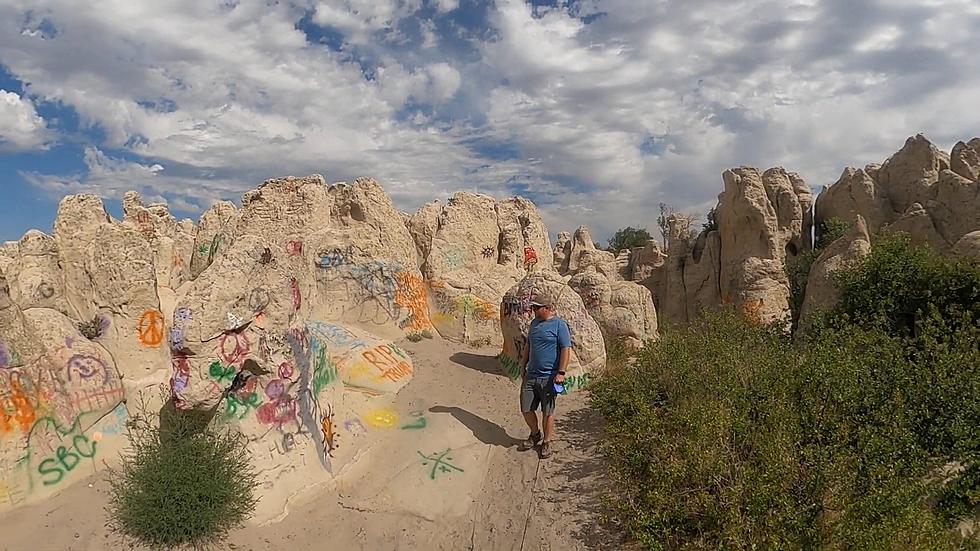Dear Losers, Please Stop Putting Graffiti on our Wyoming Rocks