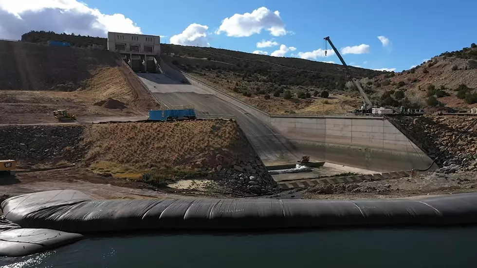 New Drone Video Shows Construction at Wyoming&#8217;s Alcova Dam