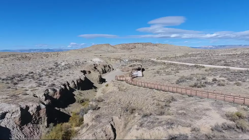 New Drone Video Shows Wyoming’s Sweet Red Gulch Dinosaur Site