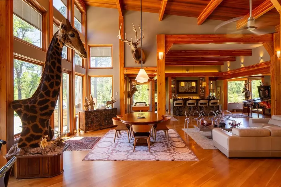 Epic Wyoming Estate Next to North Piney Creek Has a Giraffe Head