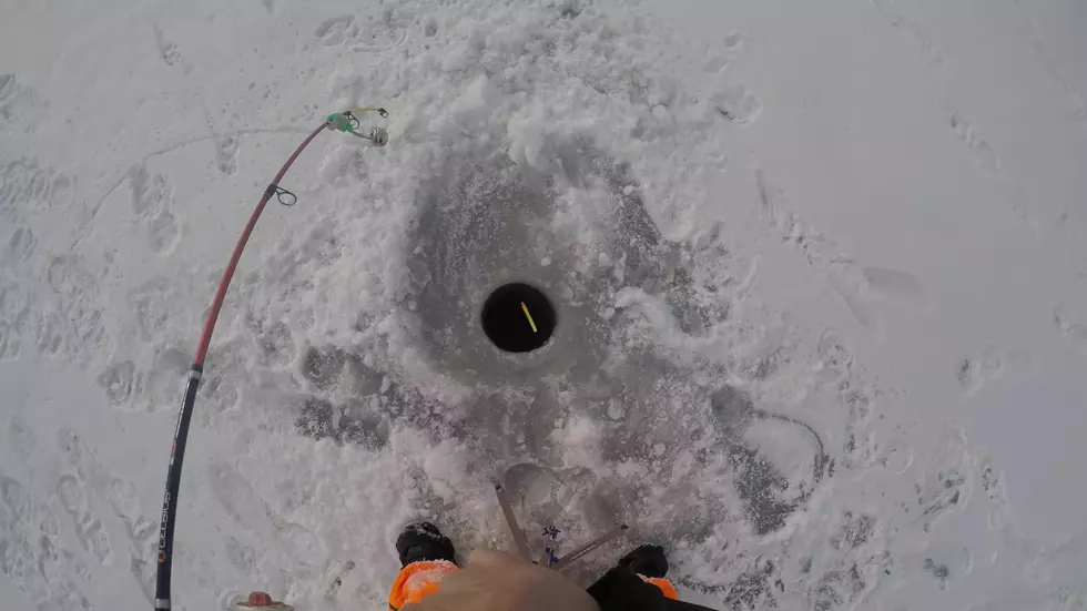 30 Seconds of Ice Fishing at Wyoming’s Alcova Lake Just Because