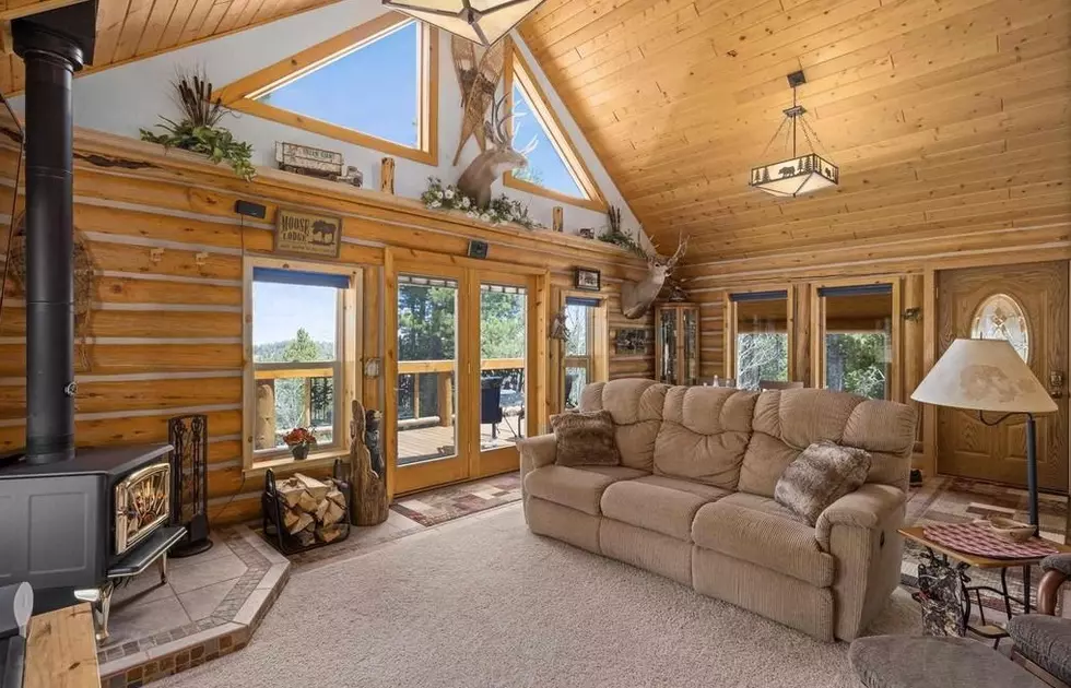 Dozen Pics of a Jaw-Dropping Log Cabin on Top of Casper Mountain