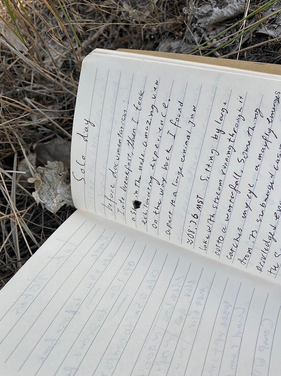 FOUND: Eccentric Journal Lost Deep In The Wyoming Wilderness