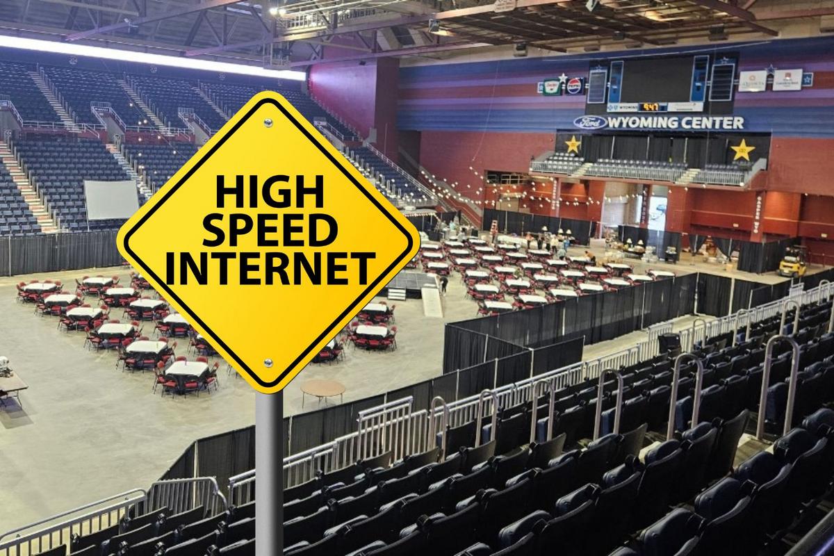 The internet at the Ford Wyoming Center is now super fast