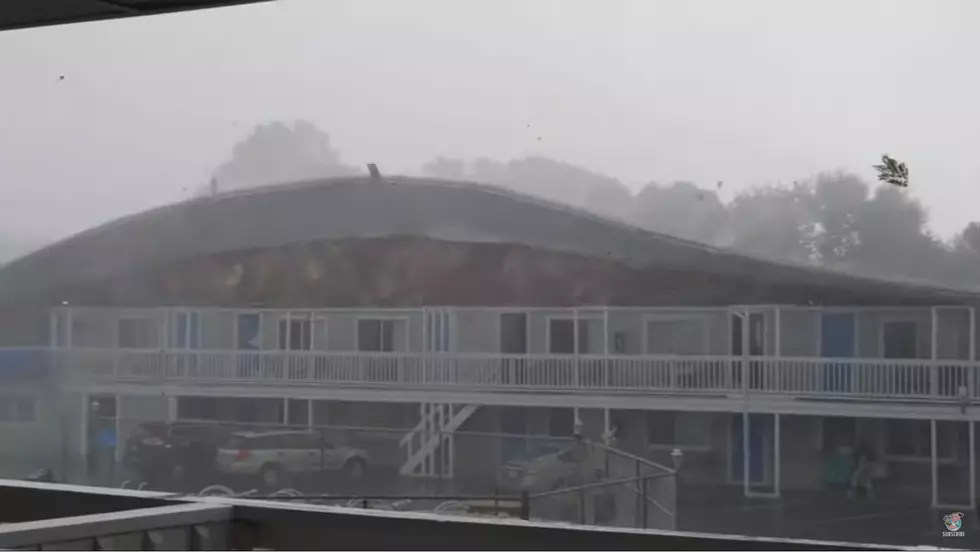 WATCH: Tornado Rips Off The Roof Of A Motel