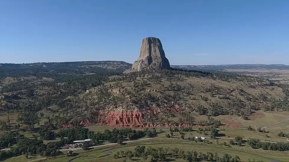 A Unique View of Devils Tower and the Surround Landscape