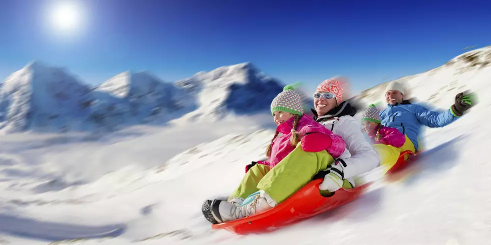 [Video] Kids Catch Major Air Off Sledding Hill on Mountain Side