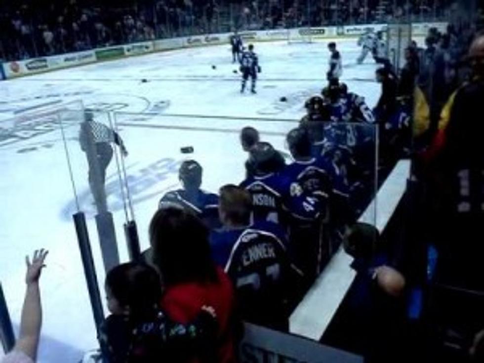 Hockey Coach “Strips” Over Bad Call [VIDEO]