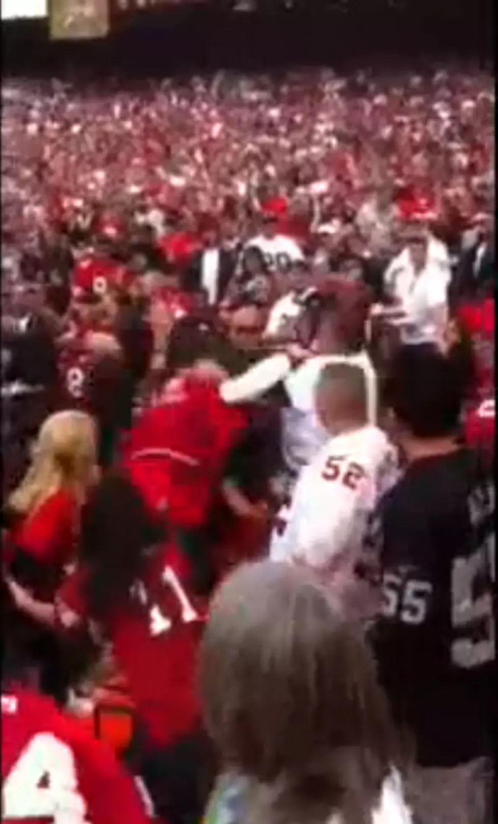 Fans Fight During Football Game [VIDEO] [NSFW]