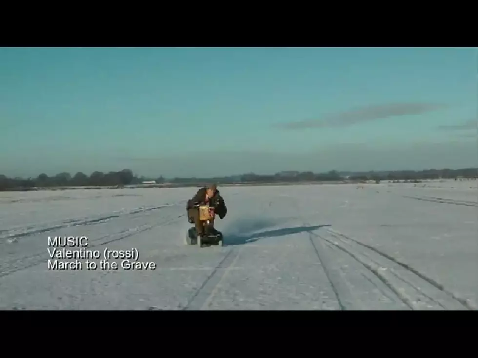 World Record Breaking Scooter Goes 70 MPH In The Snow [NSFW VIDEO]