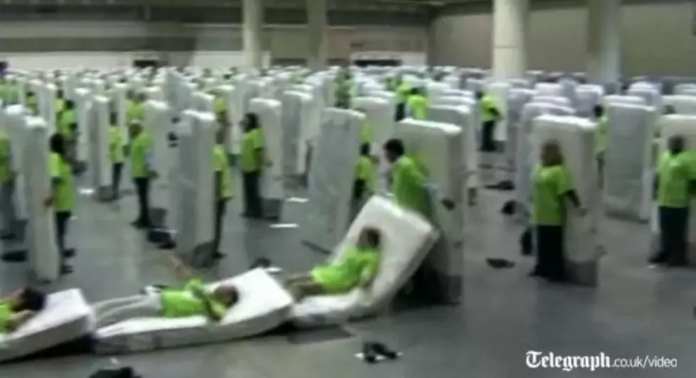 Wanna Play Human Mattress Dominoes? [VIDEO]