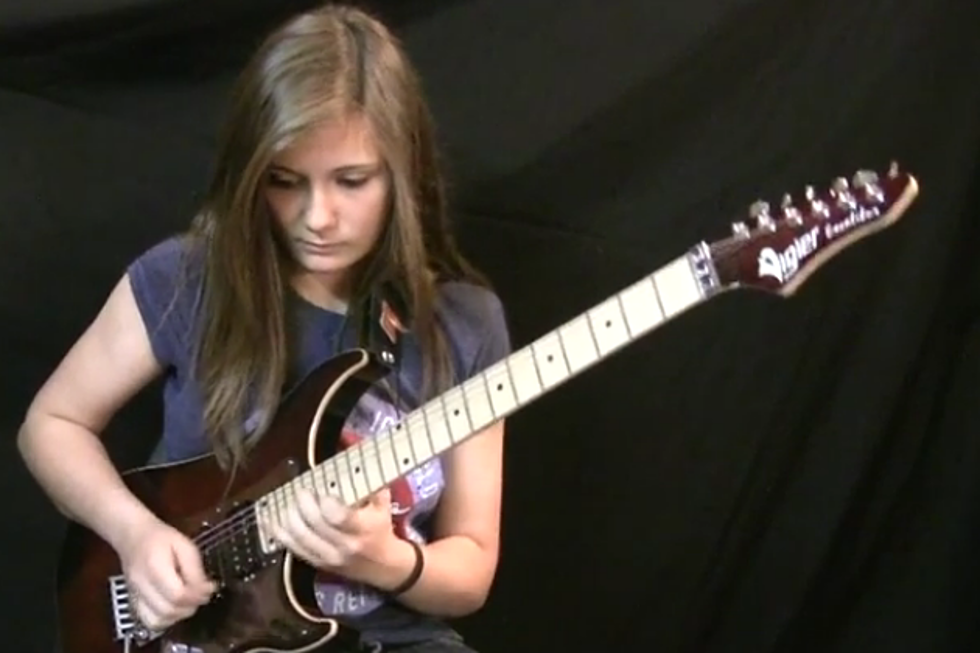 14-Year-Old Girl Shreds ‘Eruption’ by Van Halen