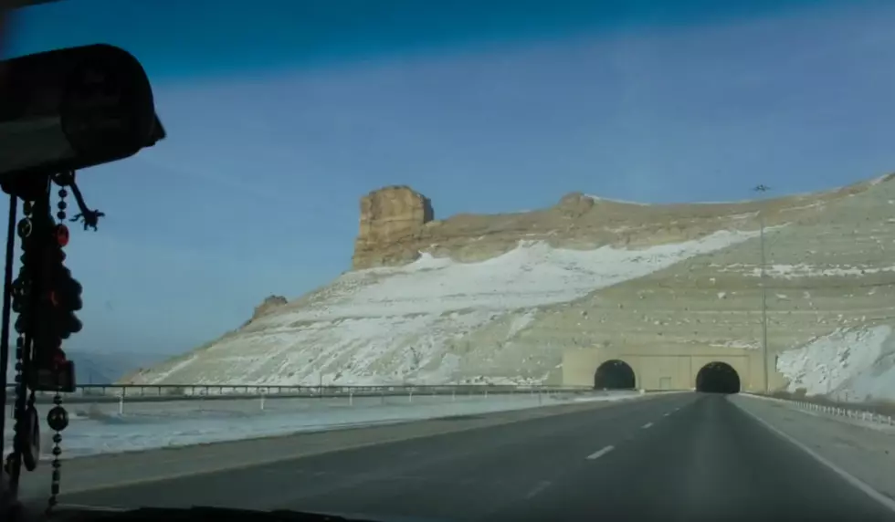 Hippies Drive Through A Wyoming Tunnel
