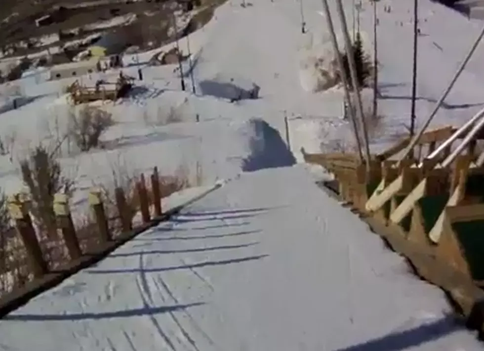 4th Grade Girl Attempts First Ski Jump [VIDEO]