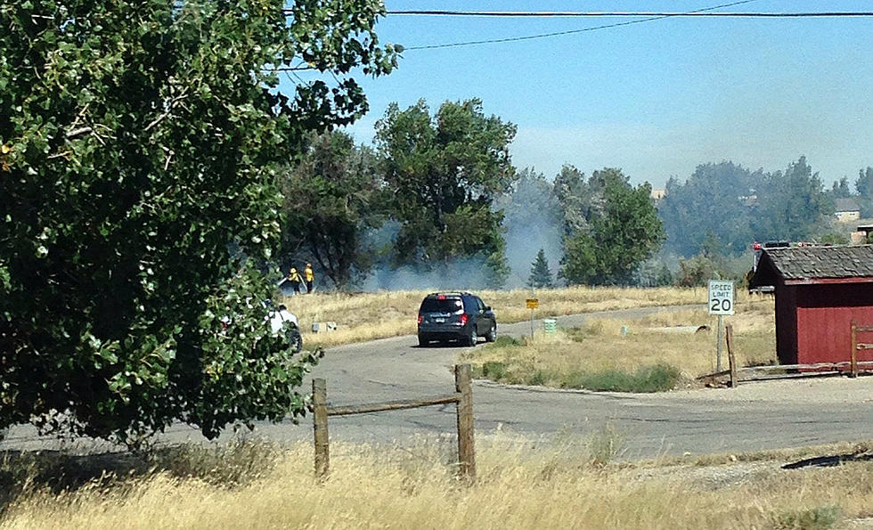 Grass Fire in Natrona County Near Robertson Rd.